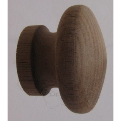 Knob style I 36mm walnut sanded wooden knob