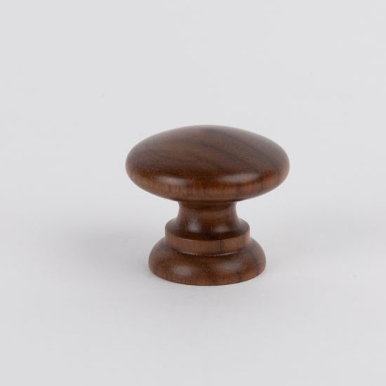 Bullseye Knobs – Walnut Or Oak, 1.5" & 2" Diameter, For Drawers & Cabinets