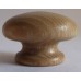 Knob style R 48mm ash lacquered wooden knob
