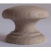 Knob style D 48mm ash sanded wooden knob