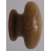 Knob style R 48mm ash lacquered wooden knob