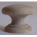 Knob style D 38mm beech sanded wooden knob