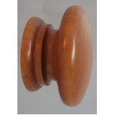 Knob style A 40mm cherry lacquered wooden knob