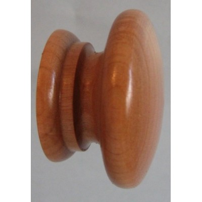 Knob style A 40mm cherry lacquered wooden knob