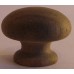 Knob style R 30mm walnut sanded wooden knob