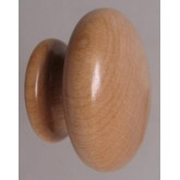 Knob style R 48mm maple lacquered wooden knob