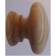 Knob style A 40mm ash sanded wooden knob