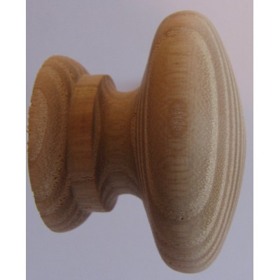 Knob style A 40mm ash sanded wooden knob