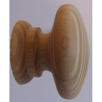 Knob style A 40mm ash sanded wooden knob