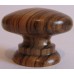 Knob style A 40mm zebrano lacquered wooden knob