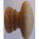 Knob style A 55mm ash sanded wooden knob