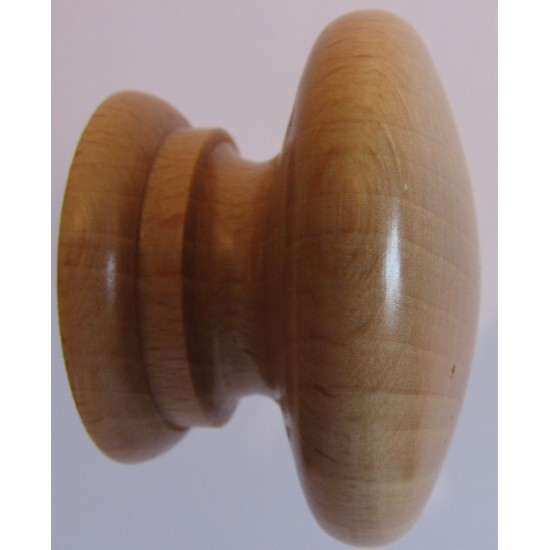 Knob style A 44mm beech lacquered wooden knob