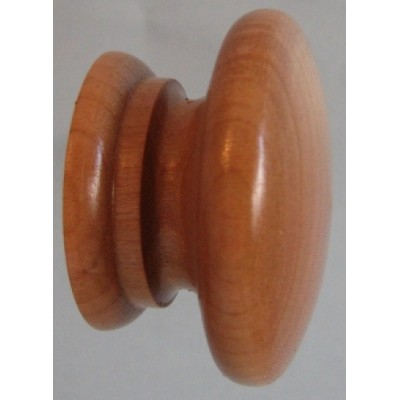 Knob style A 44mm cherry lacquered wooden knob