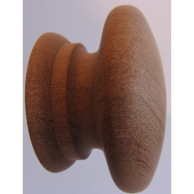 Knob style A 48mm sapele sanded wooden knob