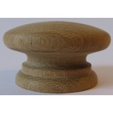 Knob style A 55mm oak sanded wooden knob