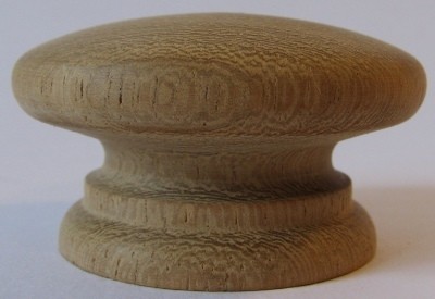 Knob style A 55mm oak sanded wooden knob
