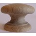 Knob style D 55mm oak sanded wooden knob