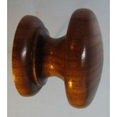Knob style D 48mm walnut lacquered wooden knob