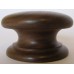 Knob style D 55 walnut lacquered wooden knob