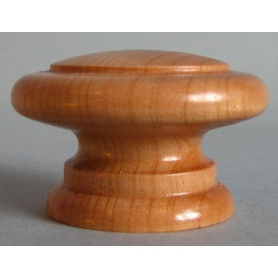 Knob style E 48mm cherry lacquered wooden knob