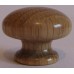 Knob style R 30mm oak lacquered wooden knob