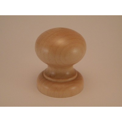 Knob style K 30mm maple lacquered wooden knob