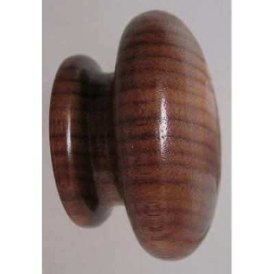 Knob style R 44mm walnut lacquered wooden knob