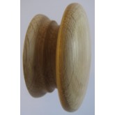 Knob style A 70mm oak sanded wooden knob