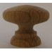 Knob style A 30mm oak sanded wooden knob