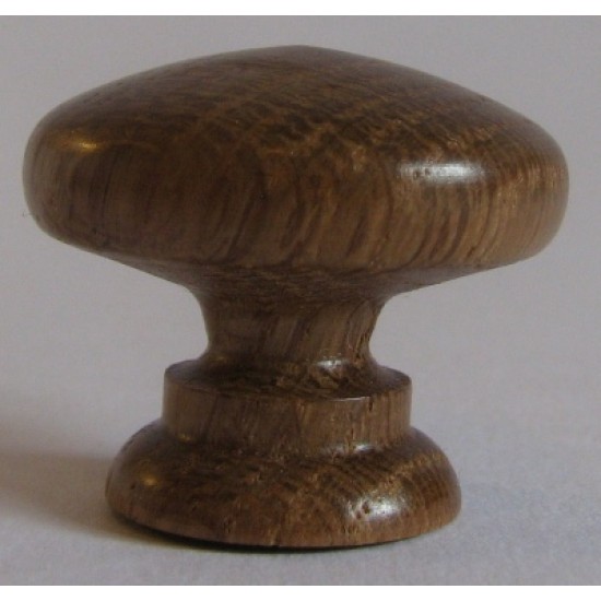 Knob style A 30mm oak lacquered wooden knob