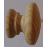 Knob style A 36mm ash sanded wooden knob