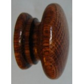 Knob style A 48mm oak antique stained and lacquered wooden knob