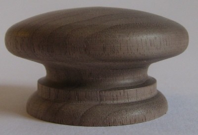 Knob style A 55mm walnut sanded wooden knob