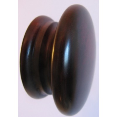 Knob style A 70mm cherry red mahogany lacquered wooden knob