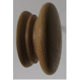 Knob style A 70mm iroko sanded wooden knob