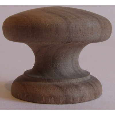 Knob style D 38mm walnut sanded wooden knob