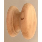 Knob style D 48mm cherry sanded wooden knob