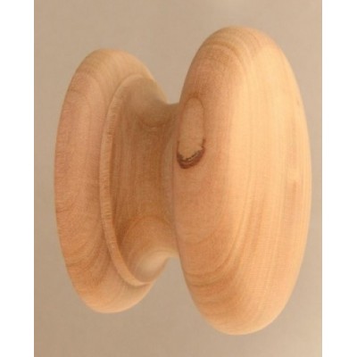 Knob style D 48mm cherry sanded wooden knob