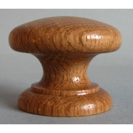 Knob Style D 55mm Oak Lacquered Wooden Knob