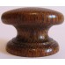 Knob style D 55mm oak antique stain and lacquered wooden knob