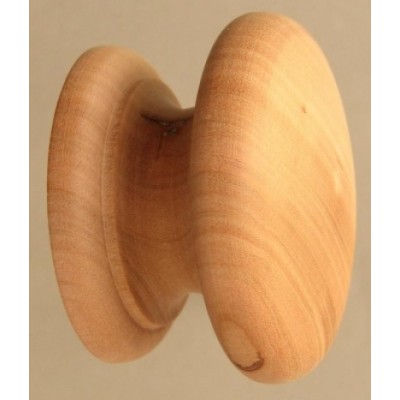 Knob style D 55mm cherry sanded wooden knob