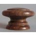 Knob style E 48mm walnut lacquered wooden knob