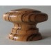 Knob style E 48mm zebrano lacquered wooden knob