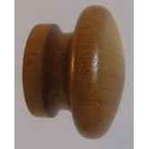 Knob style I 30mm iroko lacquered wooden knob