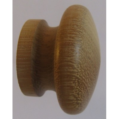 Knob style I 30mm iroko sanded wooden knob
