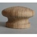 Knob style I 44mm oak sanded wooden knob