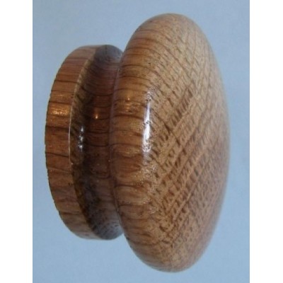Knob style I 48mm oak lacquered wooden knob