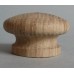 Knob style I 55mm oak sanded wooden knob