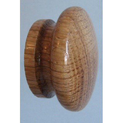 Knob style I 55mm oak lacquered wooden knob