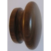 Knob style I 55mm walnut lacquered wooden knob